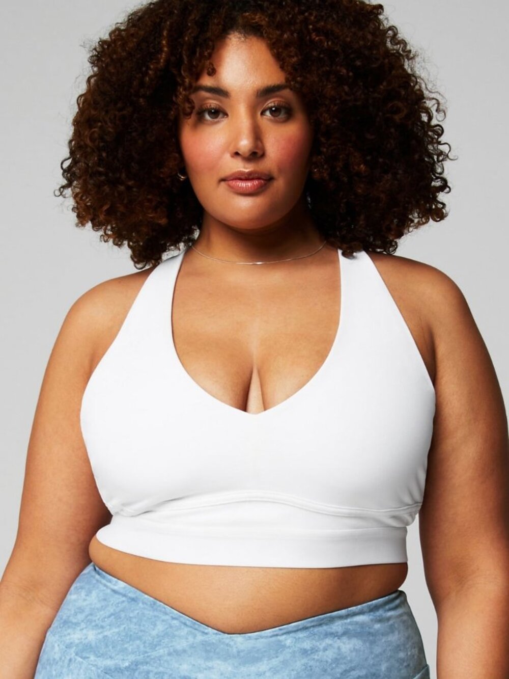 Fabletics All Day Every Day Low Impact Bra Plus Size 2x White‎